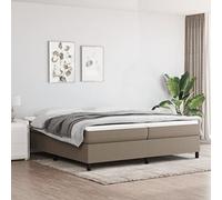 KTHLBRH telaio del letto Mobili per la camera da letto Adatto per camera da letto, soggiorno, studio Giroletto a Molle Tortora 200x200 cm in Tessuto