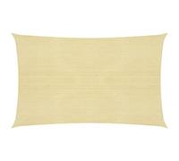 KTHLBRH Tenda da sole 160 g/m², in HDPE, 2 x 4,5 m, colore beige, per la privacy e la decorazione elegante per il vostro balcone