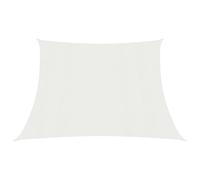 KTHLBRH Tenda da sole 160 g/m², in HDPE, 3/4 x 2 m, colore bianco, per la privacy e la decorazione elegante per il vostro balcone