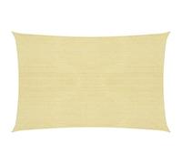 KTHLBRH Tenda da sole 160 g/m², in HDPE, 3,5 x 5 m, colore beige, per la privacy e la decorazione elegante per il vostro balcone