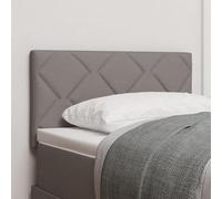 KTHLBRH Testiera Design a Blocchi Diamante in Tessuto Tortora 80 cm, Motivo Geometrico Moderno per Camera da Letto, Imbottita e Resistente, Facile da Pulire, Montaggio a Parete