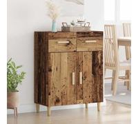 KTHLBRH Vetrina Legno Vecchia Credenza Classica con Archiviazione Ampio e Design Elegante per la casa 34 x 69,5 x 89 cm Legno compensato