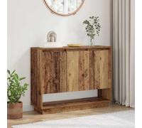 KTHLBRH Vetrina Legno Vecchia Credenza Decorativa con Tre Ante e Spazio Ampio 97 x 29 x 75 cm Legno compensato