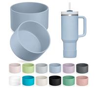 KTKUDY Confezione da 2 stivali in silicone per Stanley Tumbler 40 30 590 ml e destinati per Hydro Flask 340-680,4 g - Cup Boot fit Select Yeti, Simple Modern, Owala Water Bottle - Accessori per