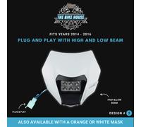 KTM 2014-2016 6 LED Bianco Super Luminoso Faro 4200 Lumen Tpi EXC XC Luce #2