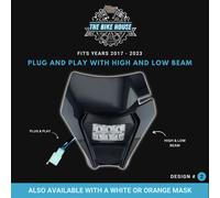 KTM 2017-2023 6 LED Nero Faro Super Luminoso 4200 Lumen Filettatura EXC Luce #2