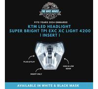 KTM 2024 + # 1 LED Inserti Faro Super Luminoso 4200 Lumen Filettatura EXC Luce