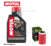 KTM 250 EXC 2004-2009 Tagliando Olio Motul 710 2T 1 litri filtro