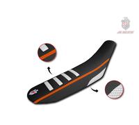 KTM Exc 2003-2007 JN-Design COPRISELLA Anti-Slip Black & Orange & White