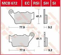 KTM EXC 300 1999-2003 TRW Rsi Serie Sindered Off-Road Gara Pastiglie Freno