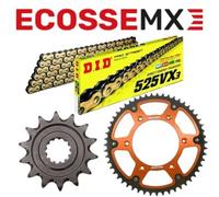 KTM EXC150TPi Kit Catena & Ruota Dentata Arancione Stealth Supersprox DID X Oro