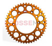 Renthal 224u-520 Ultralight Grooved Rear Sprocket Rosso 53t