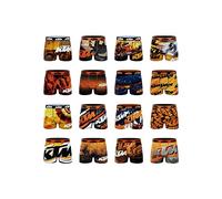 KTM Pack Surprise Boxer da uomo, set di 6 mutandine da uomo, modello casuale scelto, Nero , XL