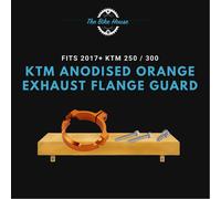 KTM Parapolvere Flangia Scarico Anodizzato Arancione
