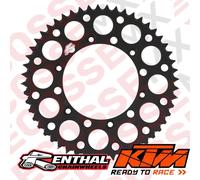 KTM SX200/SX250/SX300 51T Renthal Lega Posteriore Pignone Nero 1992-2024