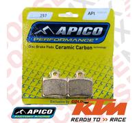 KTM SX85 2011-2020 Posteriore Pastiglie Freno Api 297 Apico / Gold Fren