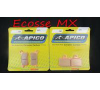 KTM SX85 2011 Solo Anteriore e Posteriore Pastiglie Freno API 185 API 297 Apico