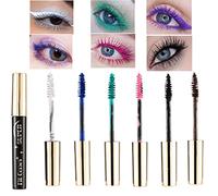 KTouler 6 Colori Mascara Multicolore, Volumizzante, Lunga Durata, Impermeabile, Vegano, Pennello Fine, Trucco Occhi Naturale