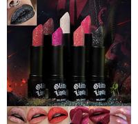 KTouler 7 colori Matte to Glitter Shine Lipstick,Diamond High Pigmented Metallic Lips Makeup Long Lasting Waterproof Glitter Sparkly Glossy Lip Gloss for Women