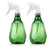 KTPCN 2 bottiglie spray da 500 ml, vuote, con ugello regolabile, riutilizzabili e ricaricabili