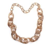 KTREZ Lunga collana acrilica esagerata personalità femminile retrò resina plastica maglione catena colori moda gioielli acrilici, Acrilico