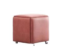 KTREZ Pouf portaoggetti 5 in 1 sgabello moderno a cubo poggiapiedi impilabile sgabello multifunzionale piccolo sedile pieghevole tavolo cubo tavolino tavolino soggiorno divano sgabello - Technical-Q