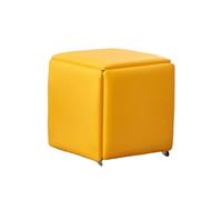KTREZ Pouf portaoggetti 5 in 1 sgabello moderno cubo poggiapiedi sgabello impilabile cambio scarpe sgabello multifunzionale piccolo sedile pieghevole tavolo cubo tavolino tavolino soggiorno divano