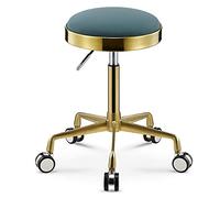 Ktrezs Oro Multi-Purpose Regolabile Sgabello Da Drafting Sgabello Rotolo Con Ruote Mute Idrauliche Per Negozio Laboratorio Tattoo Banco Da Lavoro Medico, Regolabile Sedia G blue