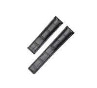 KTRSAVSSA Nuovo Cinturino In Pelle Compatibile Con Orologio Tag Heuer Carrera Monaco, Cinturino Nero Marrone For Orologio Da Polso, 19 Mm, 20 Mm, 22 Mm.(Black-no buckle,22mm)