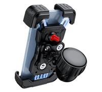 Ktryman Porta Cellulare Moto Ammortizzatori Ultimi 【Tirante in Metallo】 Porta Telefono Accessori Moto Bici Elettrica Scooter per iPhone 16/15/14/13/12 Smartphone Samsung S25/S24