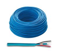 Kts MCXBPLSZH2K Cavo composto microcoassiale HD+2x0,75 a bassa perdita con guaina LSZH (100 mt)