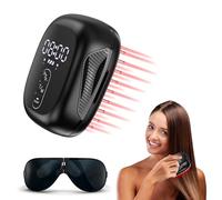 KTS Pettine per la crescita dei capelli con luce rossa e laser freddo contro la caduta dei capelli, terapia a luce rossa contro la crescita dei capelli, cura dei capelli e attivazione dei follicoli,