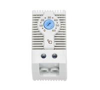 KTS011 NO Normalmente aperto Regolabile Termostato per armadio Regolatore di temperatura meccanico Din Rail, Utilizzato per il raffreddamento