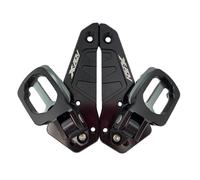 KTTUO per XADV 750 Pedane per Fuoristrada Conducente per X-ADV 750 XADV 750 2021 2022 2023 2024 Poggiapiedi posteriore pieghevole Poggiapiedi Pedane Kit carenatura Accessori (Nero-Titanio)