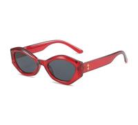 KTUCN Occhiali da sole Cat Eye da donna, occhiali da sole punk alla moda da uomo, occhiali da sole UV400, Re