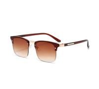 KTUCN Occhiali da sole da donna e uomo, stile retrò, poligonali, da donna, v