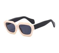 KTUCN Occhiali da sole da donna, stile vintage punk, da uomo, per guida e viaggi, con protezione UV400, nei col