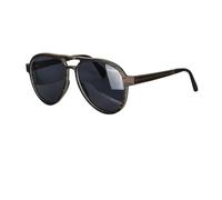 KTUCN Occhiali da sole da uomo in ebano, occhiali da sole polarizzati alla moda, accessori per occhiali UV400, TAC polarizzati, c2 grigio ebano