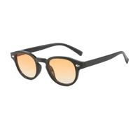 KTUCN Occhiali da sole da uomo ovali vintage con rivetti, stile casual da viaggio, scelta colorata, Bla