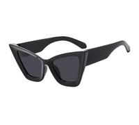 KTUCN Occhiali da sole oversize alla moda con montatura a forma di occhio di gatto, UV400, occhiali da sole da spiaggia e da v