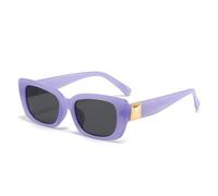 KTUCN Occhiali da sole personalizzati, versatili, casual e alla moda, occhiali da sole alla moda, occhiali da sole con protezione solare UV400, viola, 141 mm