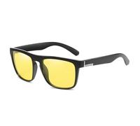 KTUCN Occhiali da sole polarizzati per sport all'aria aperta, da uomo e da donna, con cerniera in metallo, UV400, alla moda, quadrati, cool, h, C5