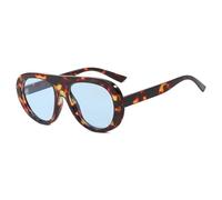 KTUCN Occhiali da sole retrò monopezzo da donna, occhiali da sole alla moda da uomo, occhiali da sole per ester