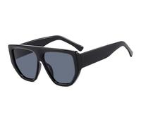 KTUCN Occhiali da sole retrò oversize da uomo, alla moda, con sfumature nere sfumate, UV400, occhiali da sole di tendenza da d