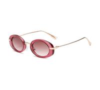 KTUCN Occhiali da sole rotondi in metallo retrò da donna, design elegante, anti UV, occhiali da sole da spiaggia, multicolore, 7, BH01