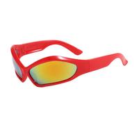 KTUCN Occhiali da sole rotondi vintage Y2K per donna e uomo, occhiali da sol