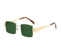 KTUCN Occhiali da sole vintage per donna e uomo, occhiali da sole rettangolari, occhiali da sole ovali femminili per uomo e donna, 3.145 mm