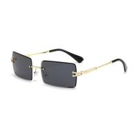 KTUCN Occhiali da sole vintage per donna, uomo, occhiali da sole rettangolar