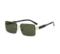 KTUCN Occhiali da sole vintage per donna, uomo, occhiali da sole rettangolar