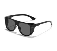 KTUCN Occhiali da sole vintage per donna, uomo, occhiali da sole rettangolar